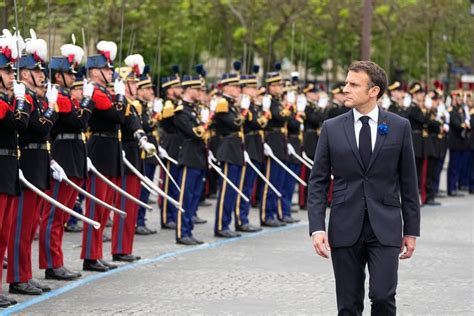 Macron leads ceremony marking end of WWII in Europe